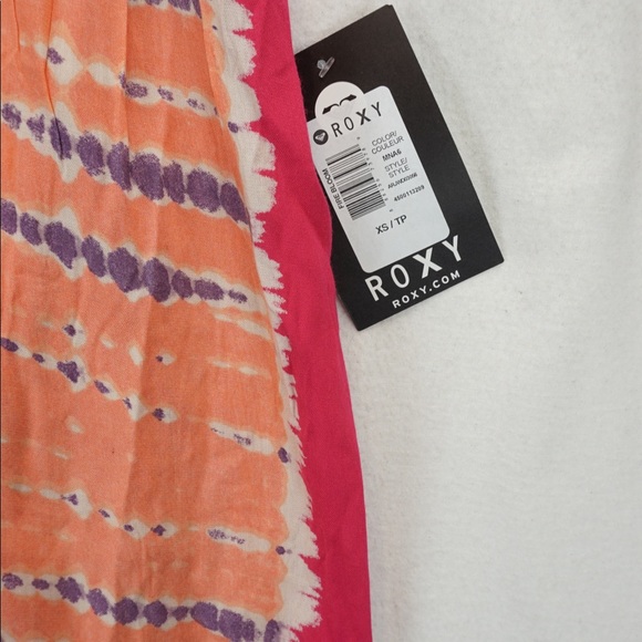 NWT Roxy XS pink criss cross maxi dress - Picture 2 of 4